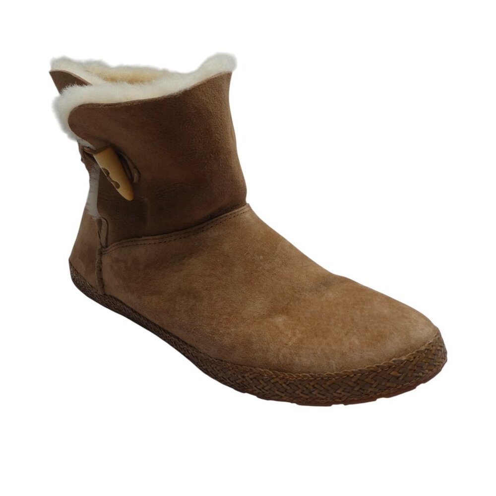 Ugg‎ Garnet Brown Suede Shearling Short Boots Womens 11